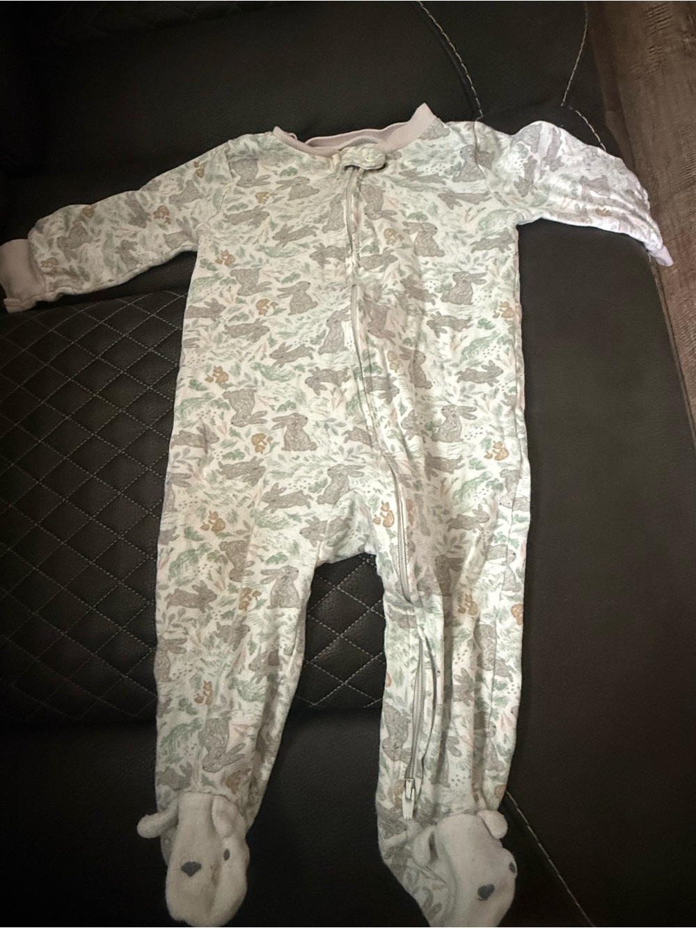 Carter’s Child of Mine Bunny Footed Zip Sleeper